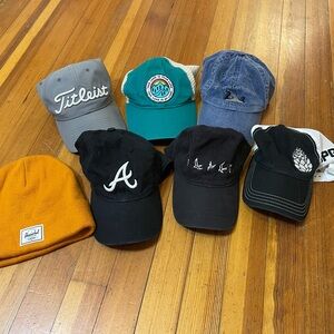 Hat bundle! 6 ball caps and 1 beanie.